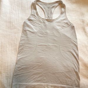 lululemon white swiftly racer back tank